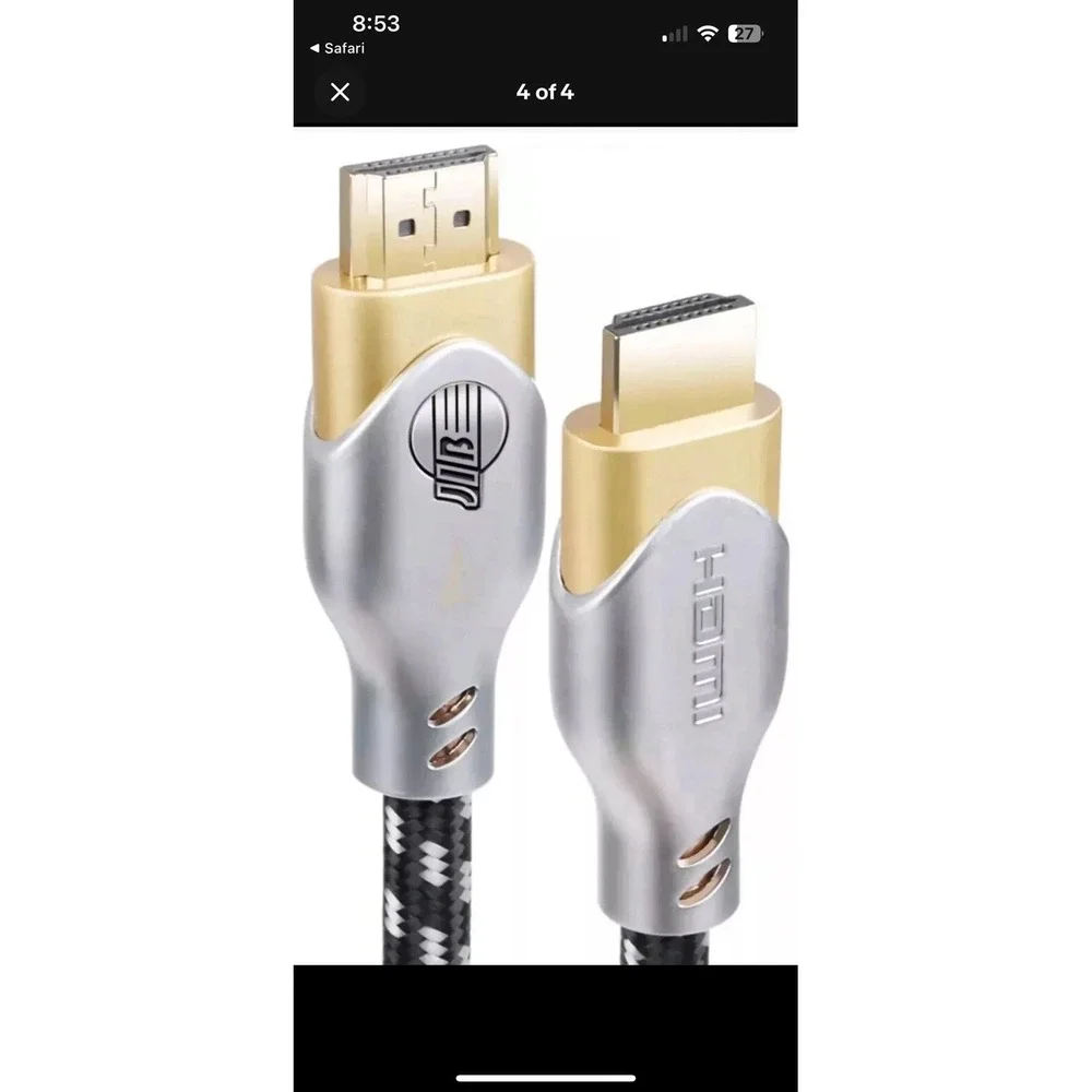 JIB Boaacoustic HDMI 2.1 Cable 5.0 Meters 16.48Ft 48Gbps Ultra-high-Speed 8K Res